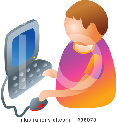 Royalty-Free (RF) Computer Clipart Illustration by Prawny - Stock Sample #96075