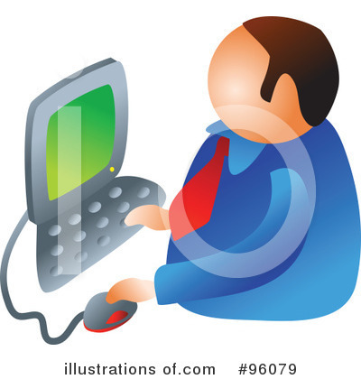 Royalty-Free (RF) Computer Clipart Illustration by Prawny - Stock Sample #96079