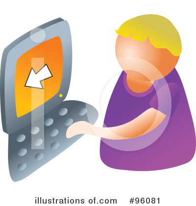 Royalty-Free (RF) Computer Clipart Illustration by Prawny - Stock Sample #96081