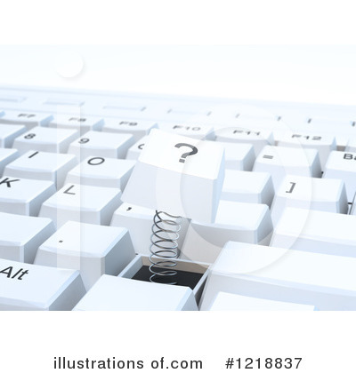 Computer Keyboard Clipart #1218837 by Mopic