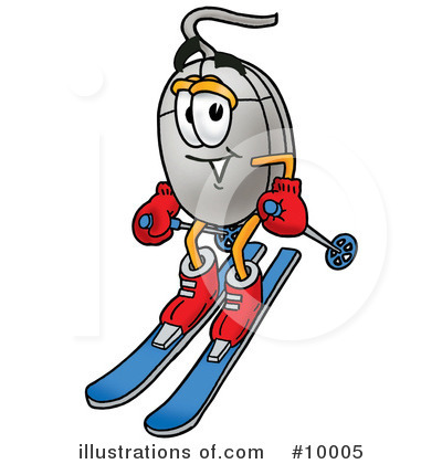 Royalty-Free (RF) Computer Mouse Clipart Illustration by Mascot Junction - Stock Sample #10005