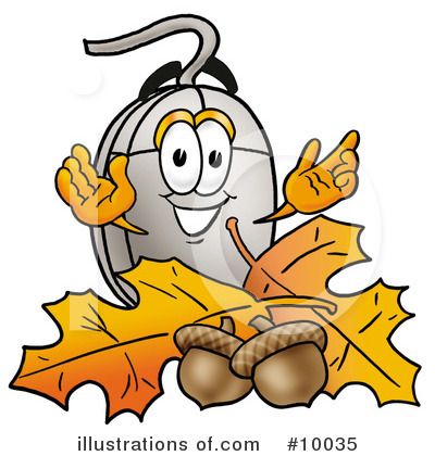 Royalty-Free (RF) Computer Mouse Clipart Illustration by Mascot Junction - Stock Sample #10035