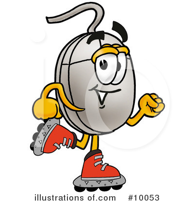 Royalty-Free (RF) Computer Mouse Clipart Illustration by Mascot Junction - Stock Sample #10053