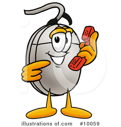 Computer Mouse Clipart #10059 by Toons4Biz