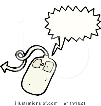 Royalty-Free (RF) Computer Mouse Clipart Illustration by lineartestpilot - Stock Sample #1191621