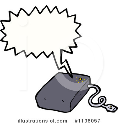 Royalty-Free (RF) Computer Mouse Clipart Illustration by lineartestpilot - Stock Sample #1198057