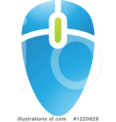 Royalty-Free (RF) Computer Mouse Clipart Illustration by cidepix - Stock Sample #1220628