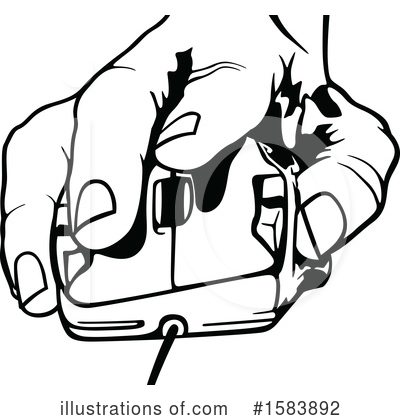 Royalty-Free (RF) Computer Mouse Clipart Illustration by dero - Stock Sample #1583892