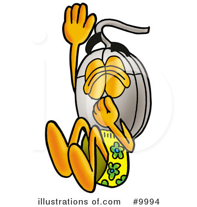 Royalty-Free (RF) Computer Mouse Clipart Illustration by Mascot Junction - Stock Sample #9994