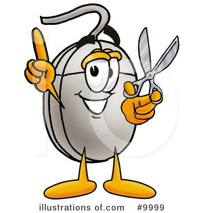 Royalty-Free (RF) Computer Mouse Clipart Illustration by Mascot Junction - Stock Sample #9999