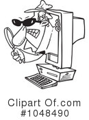 Computers Clipart #1048490 by toonaday
