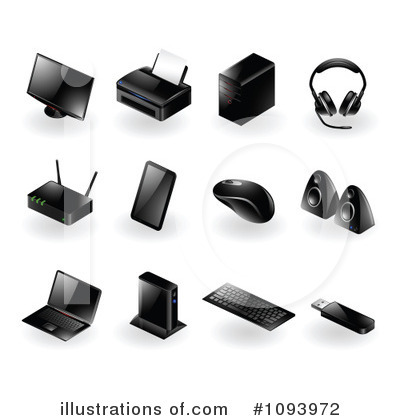 Royalty-Free (RF) Computers Clipart Illustration by TA Images - Stock Sample #1093972
