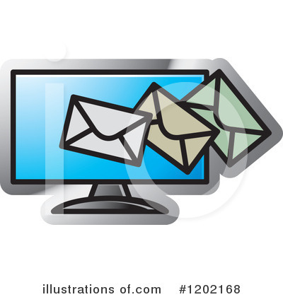 Email Clipart #1202168 by Lal Perera