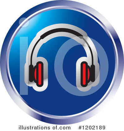 Headphones Clipart #1202189 by Lal Perera