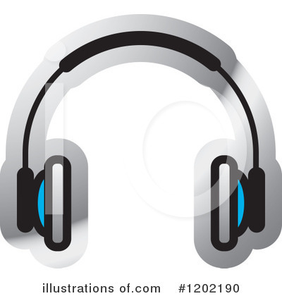 Headphones Clipart #1202190 by Lal Perera