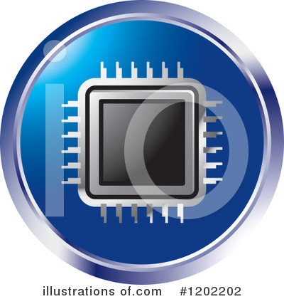Royalty-Free (RF) Computers Clipart Illustration by Lal Perera - Stock Sample #1202202