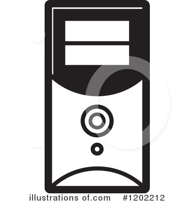 Royalty-Free (RF) Computers Clipart Illustration by Lal Perera - Stock Sample #1202212