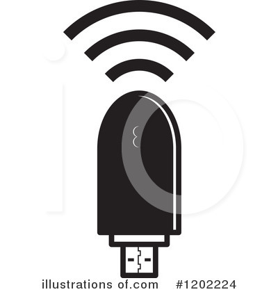 Usb Modem Clipart #1202224 by Lal Perera