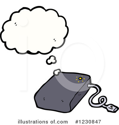 Royalty-Free (RF) Computers Clipart Illustration by lineartestpilot - Stock Sample #1230847