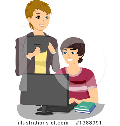 Royalty-Free (RF) Computers Clipart Illustration by BNP Design Studio - Stock Sample #1383991