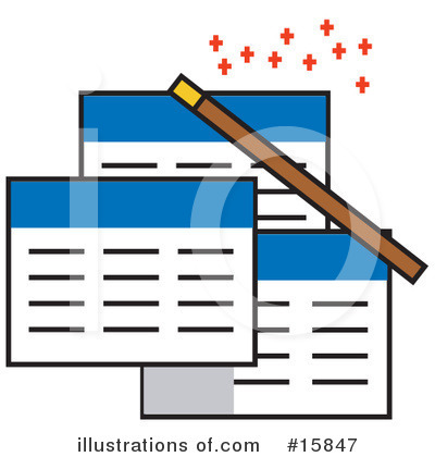 Royalty-Free (RF) Computers Clipart Illustration by Andy Nortnik - Stock Sample #15847