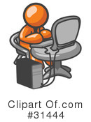 Computers Clipart #31444 by Leo Blanchette
