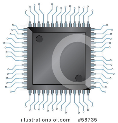 Royalty-Free (RF) Computers Clipart Illustration by MilsiArt - Stock Sample #58735