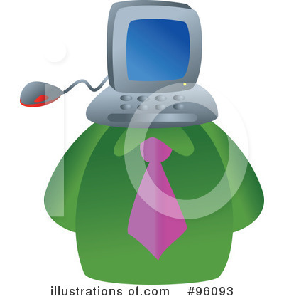 Royalty-Free (RF) Computers Clipart Illustration by Prawny - Stock Sample #96093