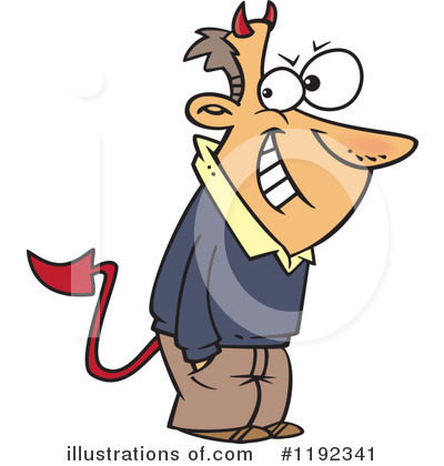 Royalty-Free (RF) Con Man Clipart Illustration by toonaday - Stock Sample #1192341