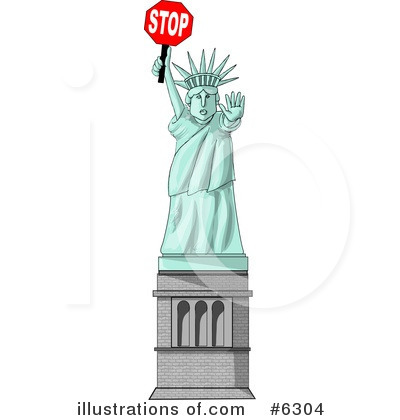 Statue Of Liberty Clipart #6304 by djart