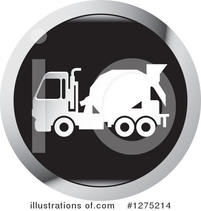 Concrete Mixer Clipart #1275214 by Lal Perera