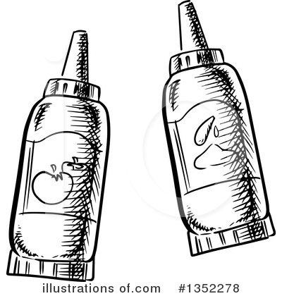 Royalty-Free (RF) Condiments Clipart Illustration by Vector Tradition SM - Stock Sample #1352278
