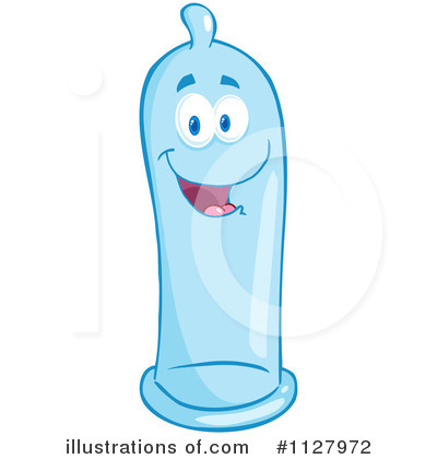 Condom Mascot Clipart #1127972 by Hit Toon