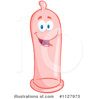 Condom Mascot Clipart #1127973 by Hit Toon