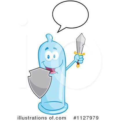 Royalty-Free (RF) Condom Clipart Illustration by Hit Toon - Stock Sample #1127979