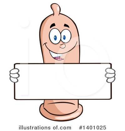 Royalty-Free (RF) Condom Mascot Clipart Illustration by Hit Toon - Stock Sample #1401025