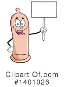 Condom Mascot Clipart #1401026 by Hit Toon
