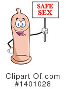 Condom Mascot Clipart #1401028 by Hit Toon