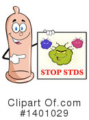 Condom Mascot Clipart #1401029 by Hit Toon