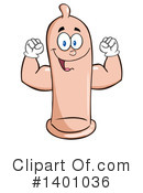 Condom Mascot Clipart #1401036 by Hit Toon