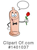 Condom Mascot Clipart #1401037 by Hit Toon