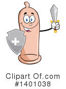 Condom Mascot Clipart #1401038 by Hit Toon