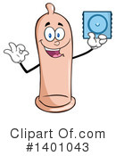 Condom Mascot Clipart #1401043 by Hit Toon
