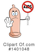 Condom Mascot Clipart #1401048 by Hit Toon