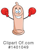Condom Mascot Clipart #1401049 by Hit Toon
