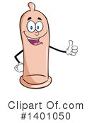 Condom Mascot Clipart #1401050 by Hit Toon