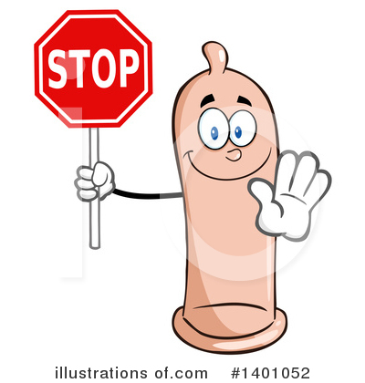 Condom Mascot Clipart #1401052 by Hit Toon