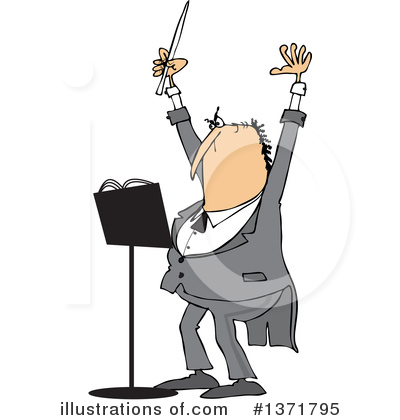 Music Conductor Clipart #1371795 by djart