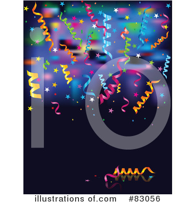 Royalty-Free (RF) Confetti Clipart Illustration by Pushkin - Stock Sample #83056