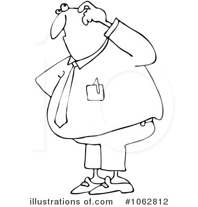 Royalty-Free (RF) Confused Clipart Illustration by djart - Stock Sample #1062812
